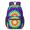 Red and Purple Tie Dye Pattern, variant on Red and Purple Tie Dye Pattern 17" Waterproof Oxford School Backpacks for Teens, S-Shape Padded Straps, for School, Travel, Hiking, Camping