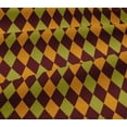 thumbnail image 5 of oneOone Viscose Jersey Maroon Fabric Argyle Check Craft Projects Decor Fabric Printed By The Yard 60 Inch Wide, 5 of 5