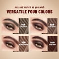 thumbnail image 3 of QIBEST-Gel transparente impermeable para cejas, crema de estilismo de larga duración, maquillaje de doble punta, negro, potenciadores de tinte de cejas, cosméticos, 3 of 5