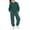 Blackish Green, variant on Boys Girls School Sweatsuits Set, Athletic 2-Piece Outfit, Preppy Hoodie and Sweatpants, Plain Tracksuit Clothing Sets (Blue, 2-3 Years)