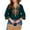 Army Green, variant on Plus Size V Neck Ethnic Style Printed Three Quarter Sleeve Shirt Top for Women Loose Fit Comfortable Blouse Tunic