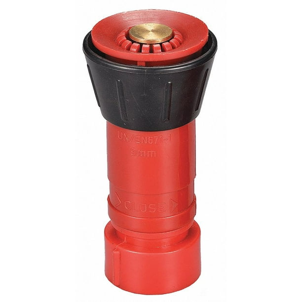 Fire Hose Nozzle,3/4 In.,Black