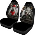 thumbnail image 5 of Uourmeti Car Seat Covers Full Set Easy to Install Interior Decor Car Decor Accessories Polyester Fashion Breathable, Fit for Truck Sedans Trucks, 5 of 10