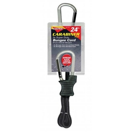 24 in. Carabiner Style Bungee Cord 