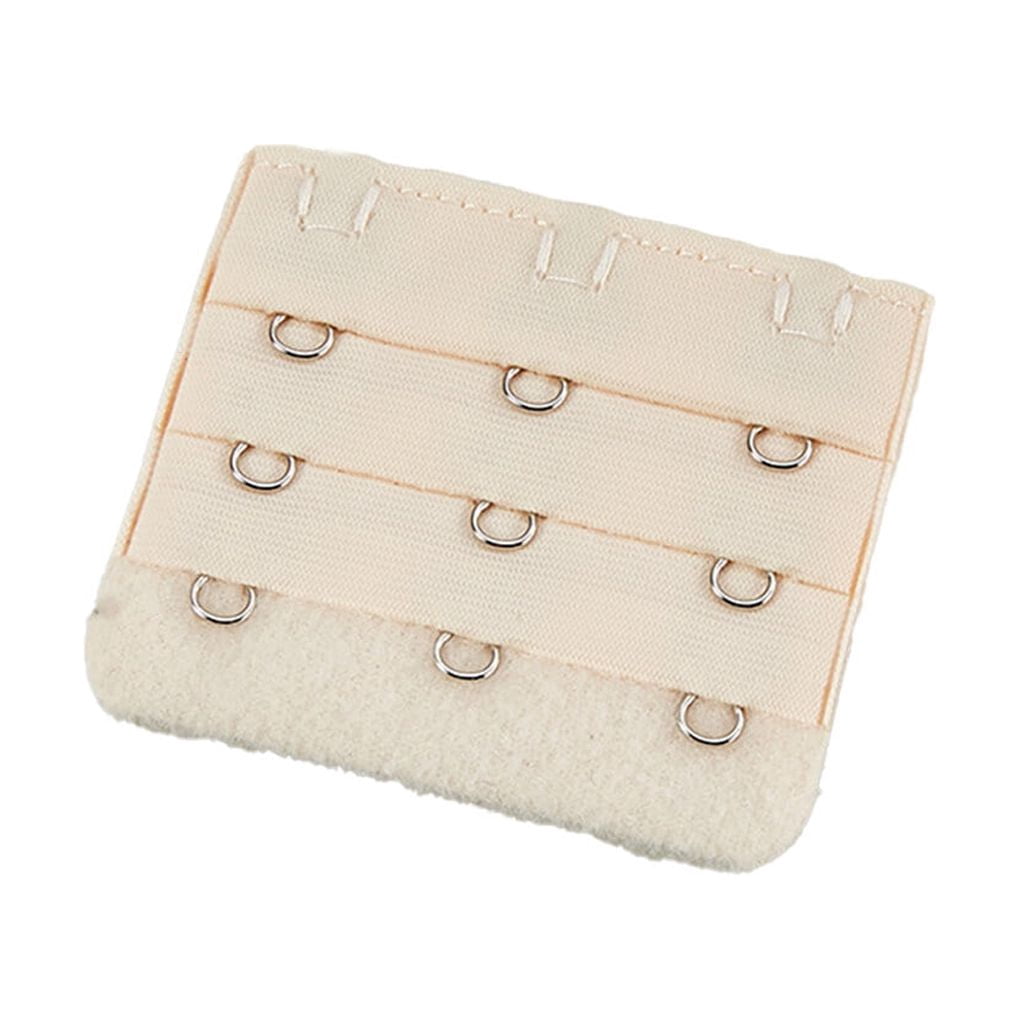 Extension Sangle Soutien-Gorge Boucle 3 Boutons Pince Crochet Accessoires Femmes Pratique Élastique Clips Multicolores Serrés 3 Rangées Sous-Vêtements Rouge