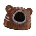 thumbnail image 2 of Cama para dormir para gatos, nido para gatos, cómoda, suave, transpirable, Universal, tienda para mascotas, cama cueva para gatos y perros pequeños , marrón S Marrón Pequeño, 2 of 8