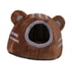 thumbnail image 2 of Linda cama para gatos, cama tipo cueva para tienda de campaña para mascotas, lindas camas para mascotas, cama nido para dormir en cueva cálida, casa , marrón S Marrón Pequeño, 2 of 10