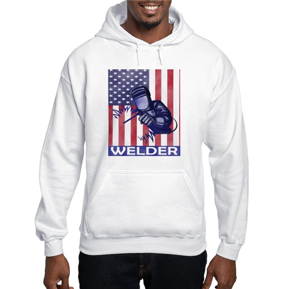 CafePress - American Flag Welder Design Welding Ima Sweatshirt - Pullover Hoodie, Hooded Sweatshirt