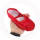 thumbnail image 5 of Hytrove 1Par Zapatillas De Ballet Rojas Con Banda Elástica Para Danza Antideslizantes Y Duraderas, 5 of 6