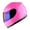 Glossy Pink, variant on WOW Motorcycle Youth Kids Street Bike BMX MX Full Face Helmet KY-B15CLS Glossy Black