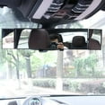 thumbnail image 5 of Car Universal Rear Mirror Wide Angle Clip-on Convex Curved Mirror Vision Interior Mirror for SUV Trucks, 5 of 6