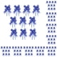 thumbnail image 3 of Injueey Paquete de 10 moños para tirar, decoración multicolor, embalaje festivo, manualidades DIY, flores ligeras tiradas a mano, coche, Rosa/Azul 10piezas, 3 of 6