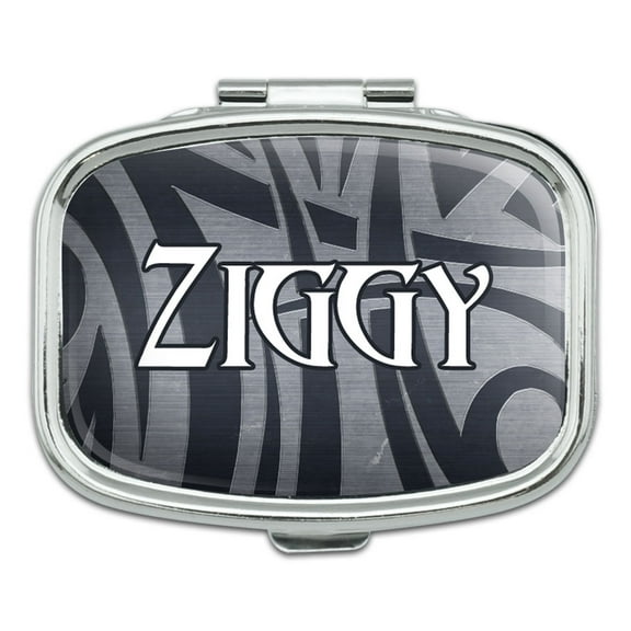 Male Names - Ziggy - Rectangle Pill Box
