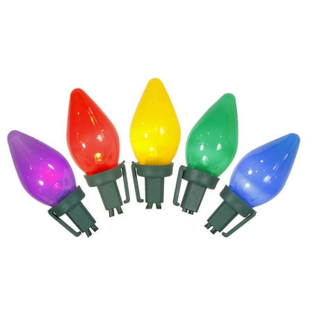 25 multi color led lights c9 ceramic green wire 16ft 25 multi color led lights c9 ceramic green wire 16ft