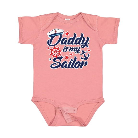 Inktastic My Daddy is My Sailor Boys or Girls Baby Bodysuit