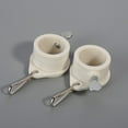 thumbnail image 5 of 1 Pair Flag Pole Rotating Mounting Rings Set Grommet Flagpole Clip 1-Inch, 5 of 5