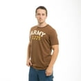 thumbnail image 3 of R51-ARM-BRN-04 Long Beach, Applique T-Shirt, Army, Brown Extra Large, 3 of 3