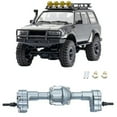 thumbnail image 1 of mmirethe Front Rear Axle For FCX18 FCX24 Crawler Rc Front Rear Axle Aluminum Alloy Protector RC Car Accessories Replacement Parts Titanium, 1 of 6
