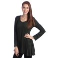 thumbnail image 4 of Women's Long Sleeve Scoop Neck Tunic Top, 4 of 5