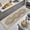 Brown, variant on 1pc brown Distressed Entry Throw Rug Vintage Faux Wool Indoor Accent Rug Non-Slip Washable Low-Pile Carpet for Entrance Living Dining Bedroom Mat rug l