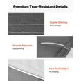 thumbnail image 5 of VEVOR RV Awning Fabric Replacement, 18' (Fabric 17'2") 18 oz Heavy-Duty Weatherproof Vinyl Camper Awning Replacement, UPF50+ Protection Waterproof Outdoor Canopy for RV, Motorhome, Trailer, Gray Fade, 5 of 9