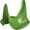 Green, variant on Hutzler Pot Lid Stand, White