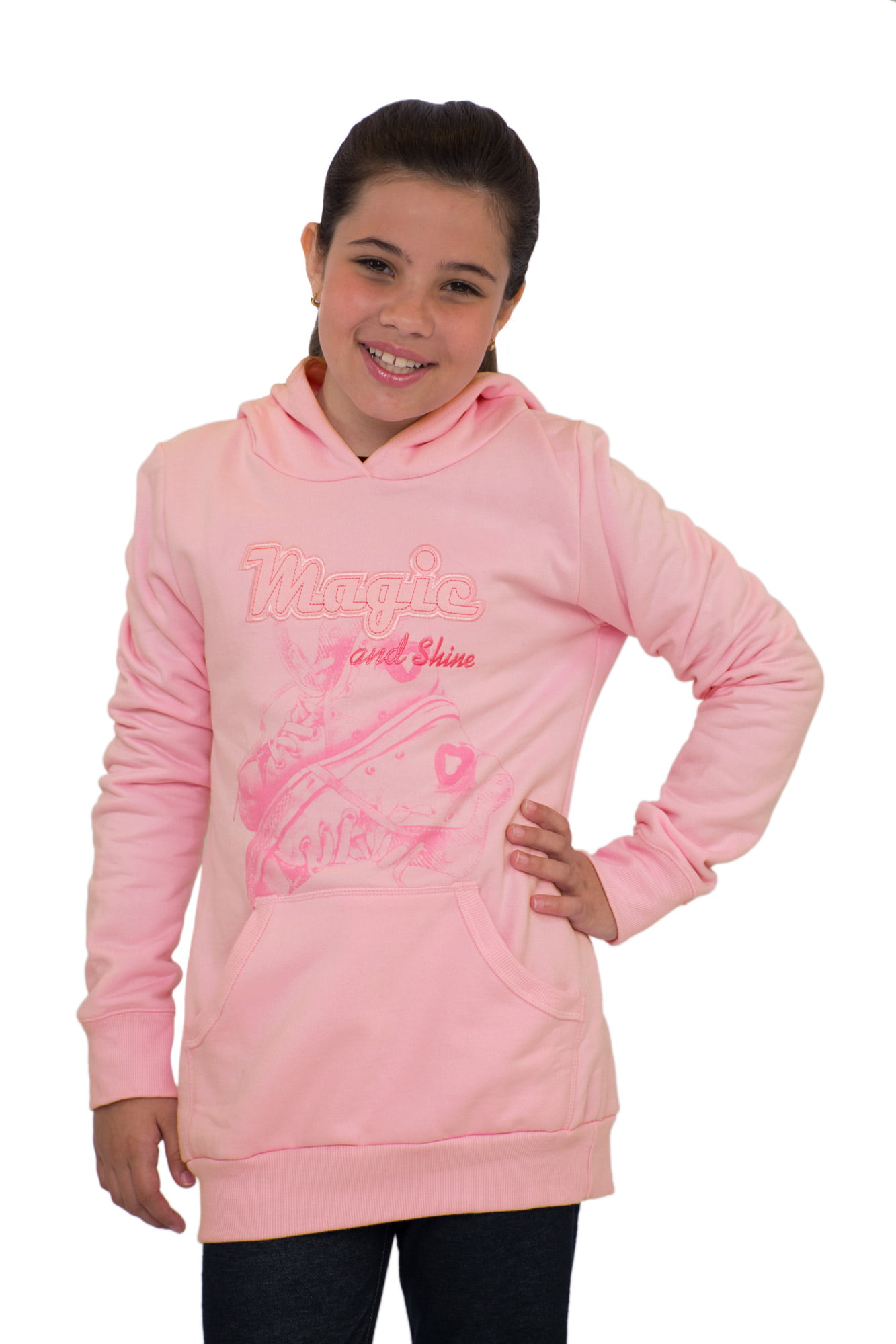 Tween Girls Hoodie Sweater Teen Graphic Sweatshirt Pulla Bulla Sizes 10 ...