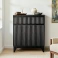 thumbnail image 6 of UPGO 38" Tall 2 - Door Accent Cabinet With Adjustable Shelf, Waveform Fluted Panel, 6 of 20