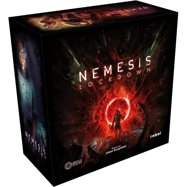 Juego de mesa Nemesis Lockdown Sci-Fi Horror para niños y adultos mayores de 14 años