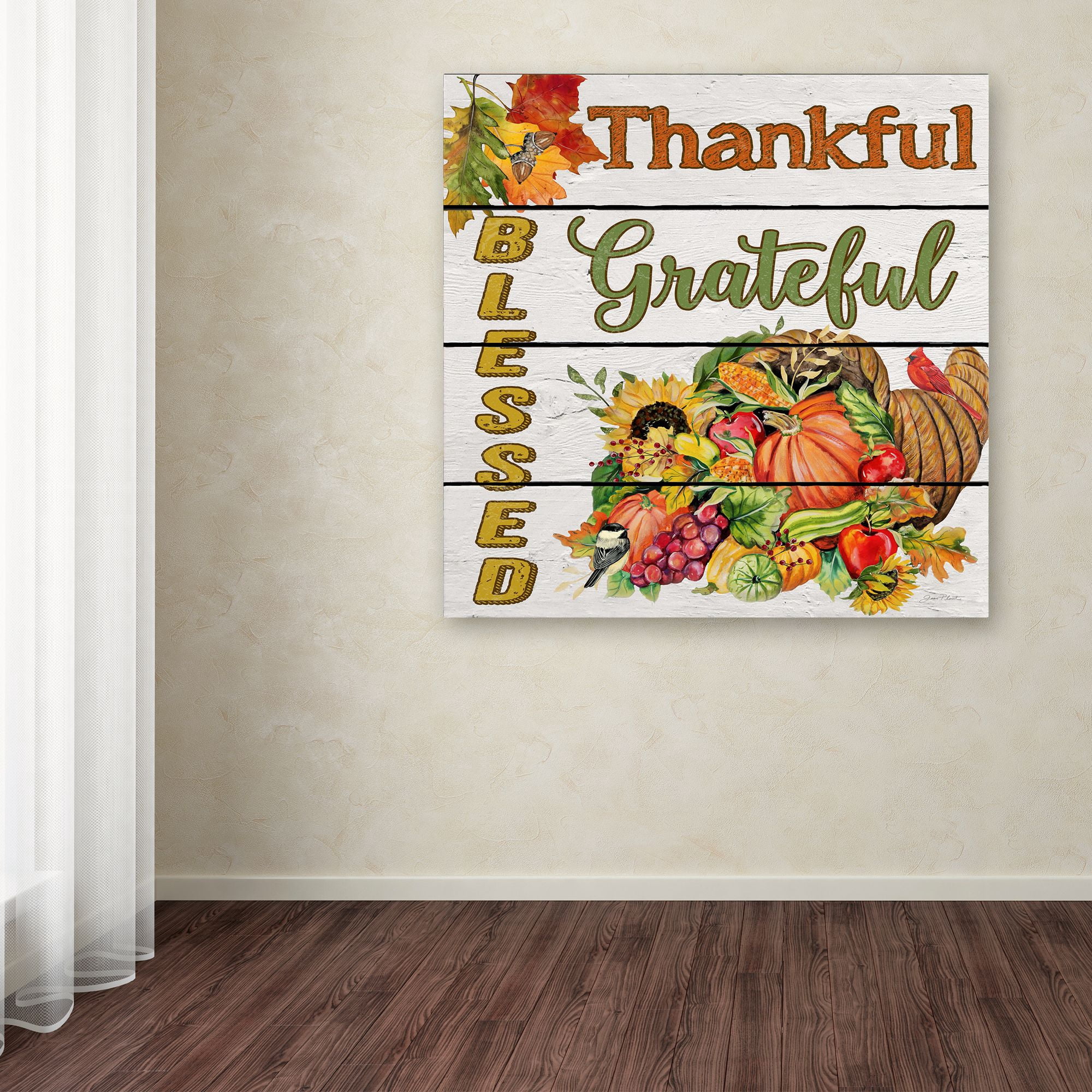 Trademark Fine Art 'Thanksgiving 5' Canvas Art by Jean Plout