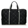 Pre-Owned Chanel Old Travel Line Nylon Fabric Black