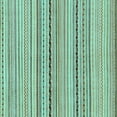thumbnail image 1 of Ahgly Company Indoor Square Abstract Light Blue Modern Area Rugs, 4' Square, 1 of 4