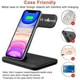 thumbnail image 5 of 3 in 1 Wireless Charger, Wireless Charger Compatible-Black, 5 of 5
