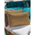 thumbnail image 4 of Outdoor Pillows Waterproof, Farmhouse Bedding Throw Pillows with Insert for Couch Sofa Bed, Country Chic Plaid Gingham Burlap Texture 12x20 Inch Pillowcases Decorative Camping Patio Pillow Set of 1, 4 of 8