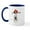 White/Navy Inside, variant on CafePress - Dalmatian Firema's Dog Mug - 11 oz Ceramic Mug - Novelty Coffee Tea Cup