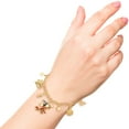 thumbnail image 2 of Disney Women's Mickey Mouse Fantasia Gold Plated Charm Bracelet, 2 of 5