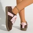 thumbnail image 5 of Rokment Women's Vintage Low Top Fashion Sneakers Classic Retro Casual Walking Shoes Non Slip Comfortable Tennis Skate Trainners Pink Size 8.5, 5 of 7