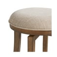 thumbnail image 3 of Alaterre Furniture Ellie Backless Counter Height Wood Stool, Brown and Beige, 3 of 7