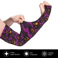 thumbnail image 3 of Sun Protection Arm Sleeves for Men Women, pumpkins halloween print Sleeves to Cover Arms with Thumb Hole Cooling Sleeve, 3 of 6