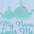 thumbnail image 2 of CafePress - My Nana Loves Me Infant Bodysuit - Baby Light Bodysuit, Size Newborn - 24 Months, 2 of 4