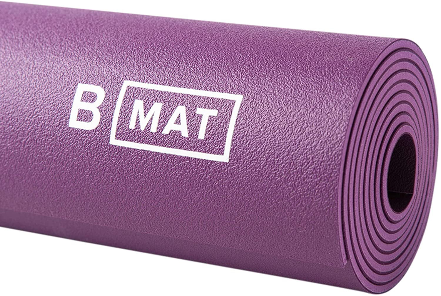 Pilates 100% Rubber High Performance Non Slip B YOGA Everyday 4mm Yoga Mat Super Grippy for Yoga 71 or 85 Workout and Floor Exercises 