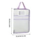 thumbnail image 3 of Bolsa de Almacenamiento de Documentos Transparente Gruesa A3 | Organizador de Papel de Arte y Exámenes | Bolsa Portátil con Asas | Material de Gasa Duradero | Apertura Plana de 180° | Para, 3 of 5