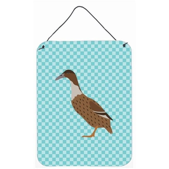 Dutch Hook Bill Duck Blue Check Wall or Door Hanging Prints