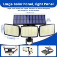 thumbnail image 3 of Luz Solar Exterior AIXPI con 240 LED y Batería de 3000 mAh IP65, 3 of 7