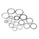 thumbnail image 5 of 450 unids juntas Lavadoras Junta de aluminio Plano Metal Lavadora Junta Surtido de anillos de sellado de aluminio, 5 of 6