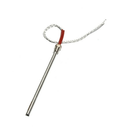 

8mm Dia 100~300mm DN8/12mm Thread Cartridge Heater 201 Stainless Steel Heating Rod With Nut 200W/300W/400W/500W/600W