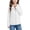 White, variant on Girls Boys Zip up Sherpa Coat Kids Thick Comfy Polar Fleece Jacket with Pocket Winter Solid Color Sweatshirt Jacket Tops