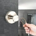 thumbnail image 5 of Ohmyroo Heavy-Duty Stainless Steel Suction Cup Hooks, Strong Hold No-Drill Hanging Solution for Shower, Glass Door, Tile, and Windows, 5 of 5