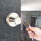 thumbnail image 5 of Gancho de ventosa de acero inoxidable | Montaje moderno de pared con punta cuadrada | Capacidad de peso de 11 libras | Instalación sin herramientas | Tamaño de 2,36 pulgadas | Accesorio impermeable, 5 of 5