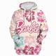 thumbnail image 2 of Sudadera con capucha de Barbie para niñas, informal, estilo Y2K, con dulzura, de otoño, con estampado de letras a la moda, suéter con capucha de manga larga, regalo para mujer, 2 of 5